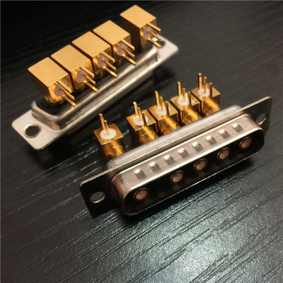 D-SUB同轴5W5连接器 D-SUB信号5W5连接器 D-SUB射频5W5连接器