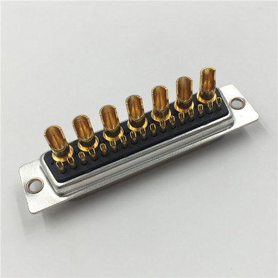 工业可昊D-SUB焊线24W7大电流母头 可靠D-SUB焊线17+7大电流母头