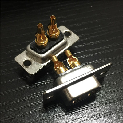 优质混合D-SUB母头2W2同轴插头 可昊D-SUB信号2芯视频同轴连接器