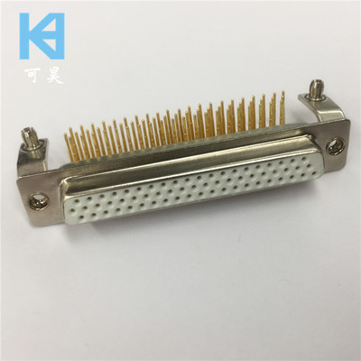 车针弯脚HDR62PIN母座 实芯针90度HDR62PIN母座 深圳HDB62芯母座