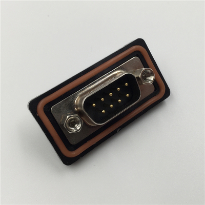 可昊防水D-SUB直插焊板DB9公头 优质防水D-SUB180度焊板DB9公座