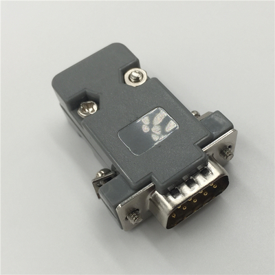 DB9PIN塑壳 D-SUB9芯塑胶外壳 DB9塑料外壳 2W2插头塑胶装配外壳