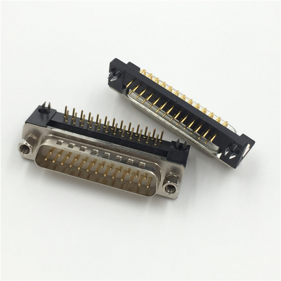车针D-SUB弯脚90度焊板DR25公座 DSUB连接器弯脚90度焊板DR25公座