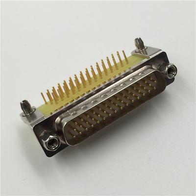 车针D-SUB连接器90度弯脚HDR44公座 镀金高密度HDR44针公座连接器