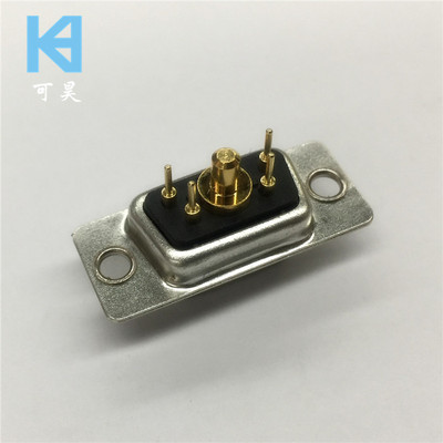 混装大电流D-SUB 5W1接插件 工业混合型大电源D型4+1芯母头插座