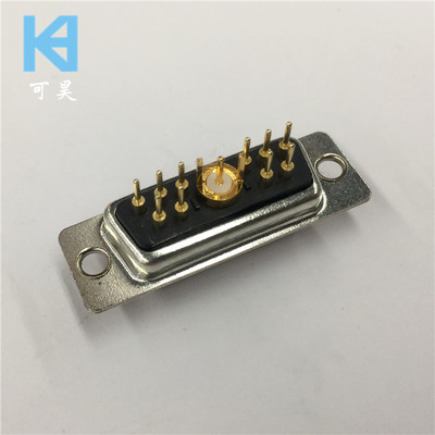 D-SUB连接器信号同轴11W1公座 信号D-SUB连接器频直插11W1公座