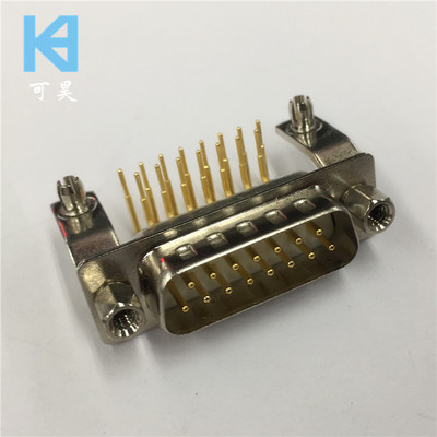 车针D-SUB连接器弯脚DR15公座 优质7.2/9.4高车针弯角DB15公座