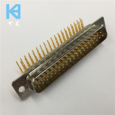 车针D-SUB弯角焊板DR37PIN公座 可昊D-SUB弯脚焊板DB37PIN公头