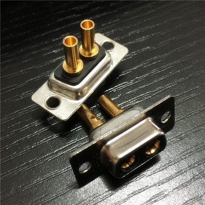 2W2打线母头大电流D-SUB连接器 2芯电源母头大电流D-SUB连接器