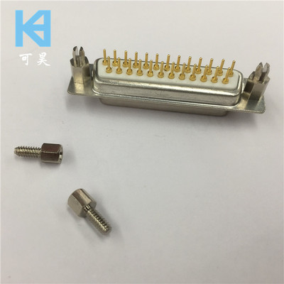 工业D-SUB连接器车件DP25芯母座 军工D-SUB连接器车针DB25pin母座