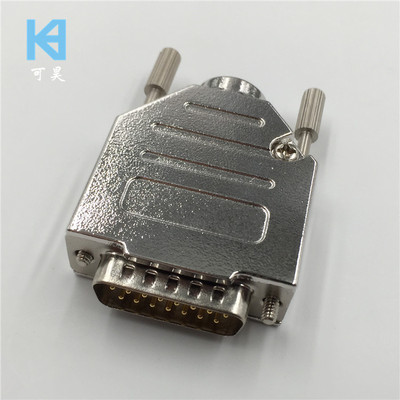 锌合金D-SUB长螺丝DB15外壳 装配式DB15P公母金属铁壳 keho01Z0-150-LN-Z-1664