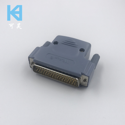 DB50PIN塑壳 灰色环保D-SUB50芯塑胶外壳 DB50P长螺丝装配外壳 keho0100-500-L0-G