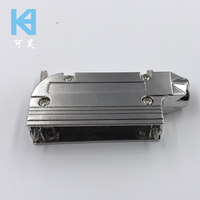 DB50PIN锌合金金属壳 90度出线D-SUB50芯外壳 侧出线DB50P金属壳 keho01Z0-502-LN-Z-1745